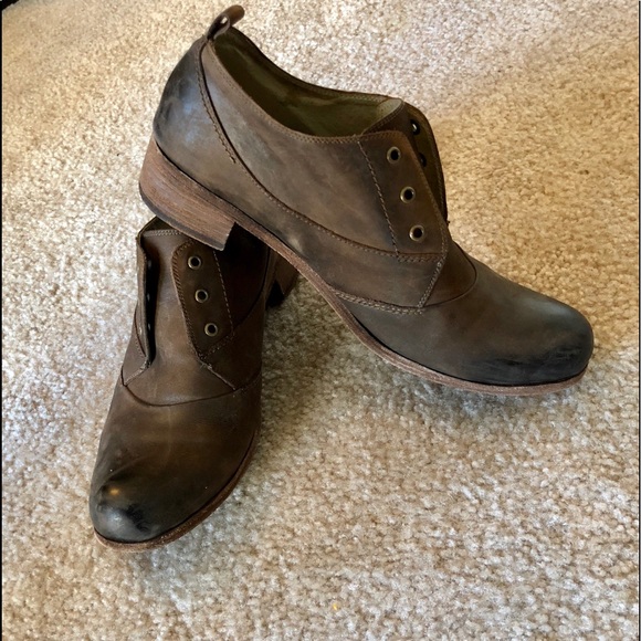 Leather Ankle Booties, size 10 - Picture 2 of 5